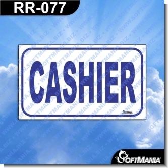 Read full article Premade Sign - CASHIER