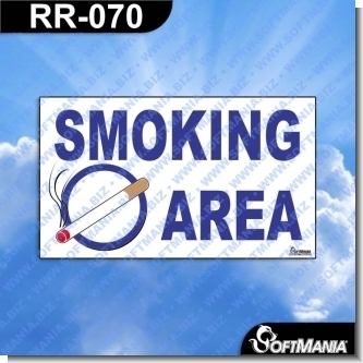 Read full article Premade Sign - SMOKING AREA Read full article Premade Sign - SMOKING AREA