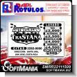 SMRR22111509: Promotional Cardboard Flyer Full Color Printing with Text Price List Advertising Sign for Car Wash Service brand Rapirotulos Dimensions 8.7x5.5 Inches