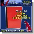 GE24011506: Cuaderno de 100 Hojas Cosido Corto y Tapa de Un Color marca Buho - 12 Unidades