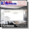 SMRR22103103: Business Cards with Text Architectural Services Advertising Sign for Architects Office brand Rapirotulos Dimensions 3.5x2 Inches