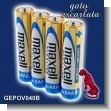 GEPOV040B: BATTERIES TYPE AAA BRAND MAXELL BOX OF 50 UNITS