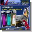 GE24011102: Encendedores Transparentes marca Gt Light Clear Caja de 50 Unidades