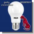 GE22070311: White Light Led Bulb 7 Watts Rca brand - 12 Units