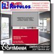 SMRR22103101: Business Cards Double Sided with Text Architectural Services Advertising Sign for Architects Office brand Rapirotulos Dimensions 3.5x2 Inches