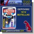 GEPOV002: Pegamento Super Bonder marca Loctite - 12 Tubos de 3 Gramos