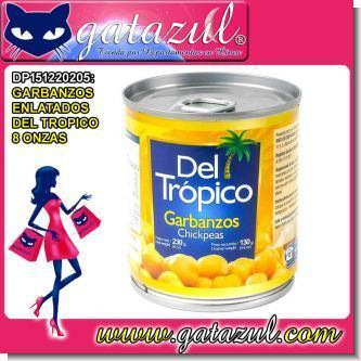Read full article CANNED CHICKPEAS 8 OUNCES BRAND DEL TROPICO Read full article CANNED CHICKPEAS 8 OUNCES BRAND DEL TROPICO