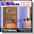 SMRR22102527: Cut Vinyl Decal Sticker with Text Reversed Logo Advertising Sign for Spa Salon brand Rapirotulos Dimensions 35.4x27.6 Inches