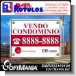 SMRR22110104: Corrugated Plastic with Metal Holes Cut Vinyl Lettering with Text for Sale Condominium Advertising Sign for Real Estate brand Rapirotulos Dimensions 23.6x15.7 Inches