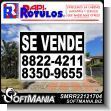 SMRR22121704: Iron Sheet with Cut Vinyl Lettering with Text for Sale Advertising Sign for Real Estate brand Rapirotulos Dimensions 23.6x17.7 Inches