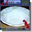 XEN00090: Flowered Porcelain Bowl - 90200 - Dozen Wholesale
