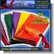 GEPOV277: Colored Cellophane Paper brand Buho - Pack of 25 Sheets of 100x90 Centimeters
