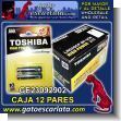 GE23092902: Baterias de Alto Poder Tipo Aaa marca Toshiba Caja de 12 Pares