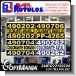 SMRR22100204: Floor Graphic Adhesive with Text Raw Material Codes Advertising Sign for Industrial Factory of Plastic Products brand Rapirotulos Dimensions 11x5.9 Inches