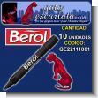 GE22111801: Marcador Permanente Color Negro marca Berol - Caja de 12 Unidades