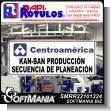 SMRR22101324: White Acrylic 3 Millimeters with Cutting Vinyl Lettering with Text Kan Ban Production Planning Sequence Advertising Sign for Industrial Factory of Plastic Products brand Rapirotulos Dimensions 30.3x11.8 Inches
