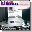 SMRR22092107: Business Cards Two Sides Advertising Sign for Law Firm brand Rapirotulos Dimensions 3.5x2 Inches