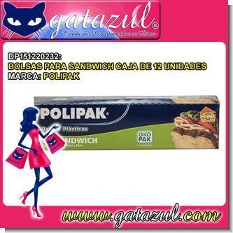 Lee el articulo completo BOLSAS PARA SANDWICH POLIPAK CAJA DE 12 UNIDADES Lee el articulo completo BOLSAS PARA SANDWICH POLIPAK CAJA DE 12 UNIDADES