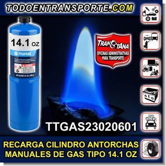 Read full article REFILL FOR CYLINDER OF MANUAL GAS TORCHES TYPE 14.1 OZ