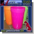 XEN00075: Vasos Plasticos de Colores Llamativos - 99v - Docena al por Mayor