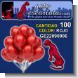 GE22090906: RED RUBBER BALLOONS - PACK OF 100 UNITS