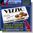 CHOCOLATE VIZZIO COSTA WITH ALMONDS 72 GRAMS - 10 UNITS BOX