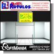 SMRR22121501: Translucent Vinyl Canvas Light Box with Text Bamboo Boutique Direct Importers Advertising Sign for Boutique Store brand Rapirotulos Dimensions 48x35.4 Inches