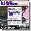 SMRR22092125: Paper Poster for Marketing Advertising Sign for Car Wash Service brand Rapirotulos Dimensions 11x17.3 Inches