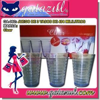 Lee el articulo completo JUEGO DE 3 VASOS DE 454 MILILITROS Lee el articulo completo JUEGO DE 3 VASOS DE 454 MILILITROS
