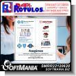 SMRR22120620: Promotional Flyer Laser Printing with Uv Lamination on Coated Paper with Text Health Insurance Agent Advertising Sign for Insurance Agency brand Rapirotulos Dimensions 5.5x5.5 Inches
