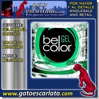 Lee el articulo completo GEL PARA EL CABELLO MARCA BELCOLOR TIRA DE 24 BURBUJAS