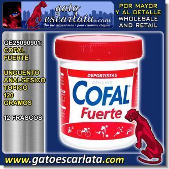 COFAL FUERTE UNGUENTO ANALGESICO TOPICO 120 GRAMOS - 12 UNIDADES