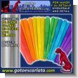 GE25070801: Paleta de Madera para Helados Colores - Paquete de 100 Unidades