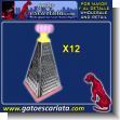 GE23042702: Rayador Metalico en Forma de Piramide marca Kitchen Tool - Docena al por Mayor