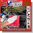 MOTOR_DRYWASH: Servicio de Lavado en Seco de Motor Superior e Inferior con Uso de Plataforma