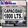 SMRR22092902: Smooth Iron Sheet with Cut Vinyl Lettering Advertising Sign for Liquefied Petroleum Gas Distributor brand Rapirotulos Dimensions 7.9x4.7 Inches