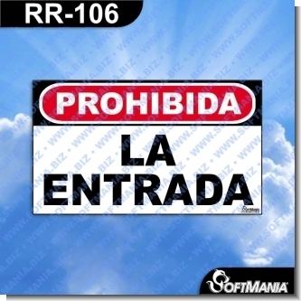 Lee el articulo completo Rotulo Prefabricado - PROHIBIDA LA ENTRADA Lee el articulo completo Rotulo Prefabricado - PROHIBIDA LA ENTRADA