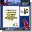 GE23102001: Papel Adhesivo Mate Blanco de 90 Gramos Carta para Imprimir marca Buho - 12 Paquetes de 20 Hojas