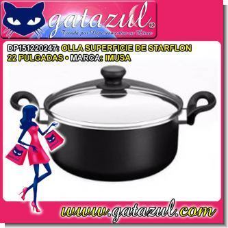 Lee el articulo completo OLLA SUPERFICIE DE STARFLON 22 PULGADAS MARCA IMUSA Lee el articulo completo OLLA SUPERFICIE DE STARFLON 22 PULGADAS MARCA IMUSA