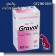 GE22070205: Gravol Adults Antiemetic Dimenhydrinate Tablets 50 Mg to Prevent Nausea, Vomiting and Dizziness - Box of 100 Tablets of 50 Mg