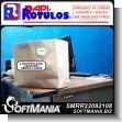SMRR22092108: Paper Bag with Handles Advertising Sign for Medical Supplies Distributor brand Rapirotulos Dimensions 13x9.8 Inches