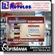 SMRR22101816: Full Color Banner with Metal Holes to Tie with Text Electrical Materials and Telecommunications Advertising Sign for Appliances Store brand Rapirotulos Dimensions 9.6x6.5 Foot