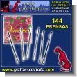 GEPOV357: Prensa Negra para Cabello marca Veronica - Caja de 144 Unidades