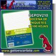 GEPOV210: HOJA CARTA RAYADA BOND 8.5X11 PULGADAS - 12 PAQUETES DE 100 HOJAS