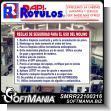 SMRR22100316: White Acrylic 3 Millimeters with Cutting Vinyl Lettering with Text Safety Rules for the Use of the Grinder Advertising Sign for Industrial Factory of Plastic Products brand Rapirotulos Dimensions 15.7x22 Inches