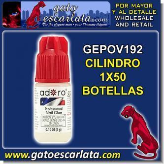 GEPOV192:    PLASTIC NAIL GLUE BRAND ADORO - PACKAGE OF 36 BOTTLES