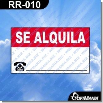 Lee el articulo completo Rotulo Prefabricado - SE ALQUILA
